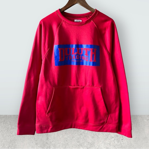 Duluth Trading Co Other - Duluth Trading Mens Logo Lightweight Sweatshirt Red Size Medium